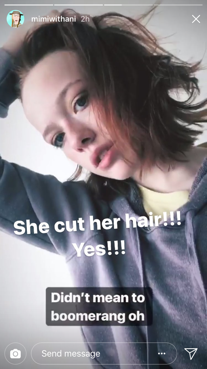 Wherever You Are Is My Home Amybeth Cutting Her Hair Super