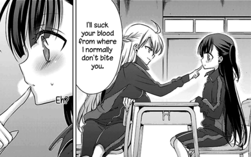 yurianimemangaworld:Lewd blood sucking