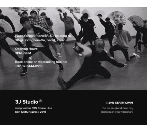 dearmyjimin:3J Studio® | Website mockup- sign up for classes...