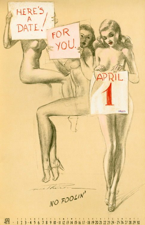 Earl MacPherson - April 1943 Artist’s Sketch Book...