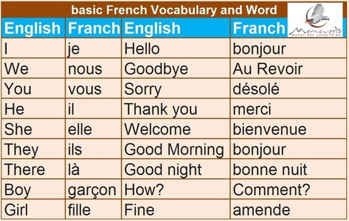 french vocab