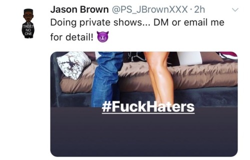 phelps1252:blackstripperworshippers:Jason Brown is now doing...