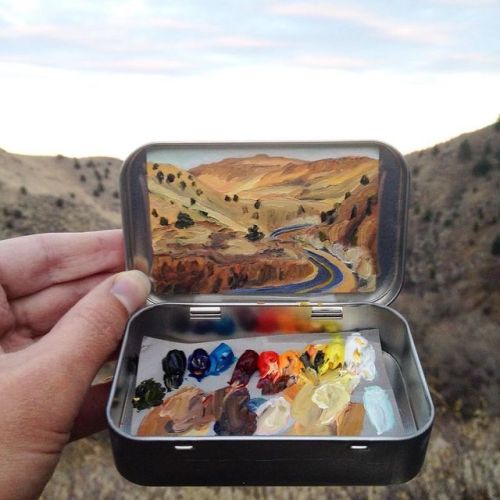 culturenlifestyle:Stunning Miniature Landscape Paintings on...