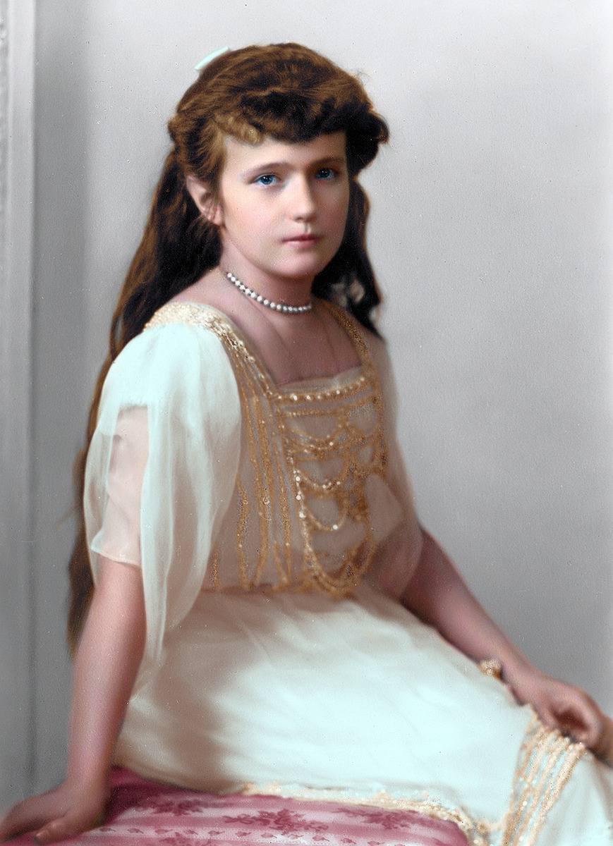 Grand Duchess Anastasia Nicholaievna Of Russia Bringing Black And White Pictures To Life