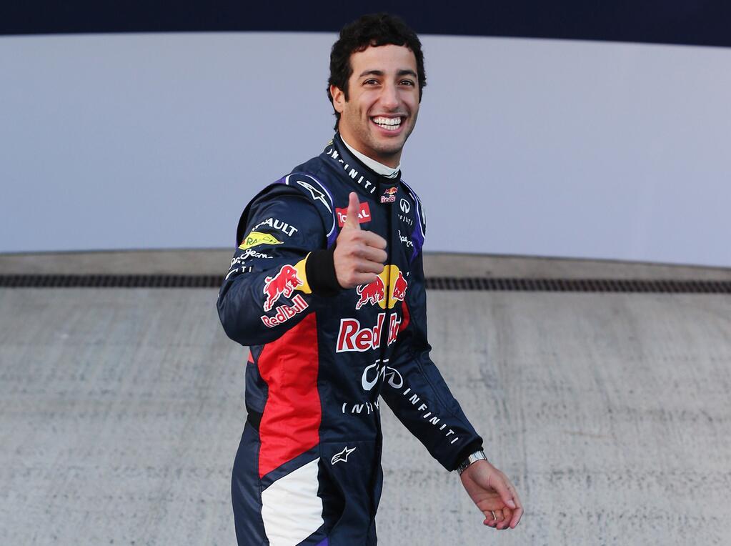 Daniel Ricciardo Smiling at Things