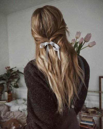 Flower Hair Bow Tumblr