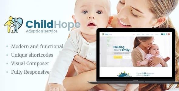 ChildHope v1.1.0 – Child Adoption Service & Charity Nonprofit WordPress Theme Nulled