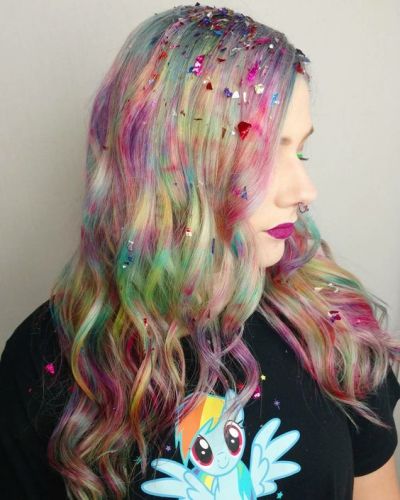 Hair Chalk Curls Tumblr