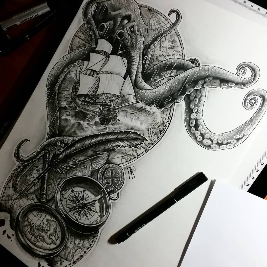 James Alex Turpin — COMPLETE! KRAKEN. So yes.. fun to have finished a...