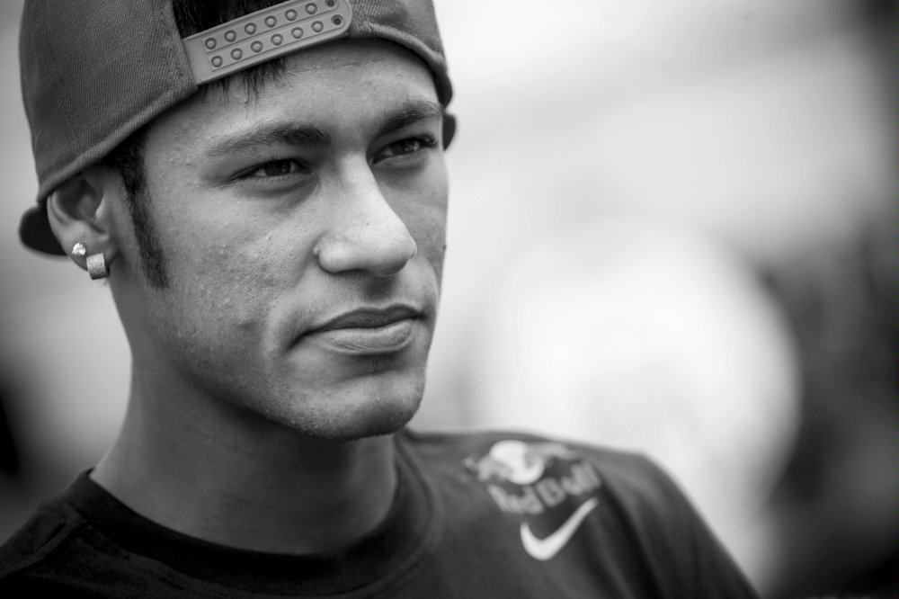  neymar  jr 11  Njr Black  and White 