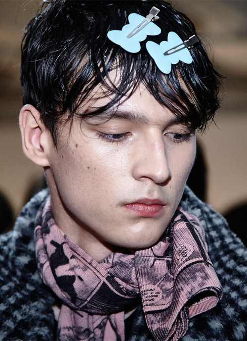 Vlad Blagorodnov Diane Betties Backstage Lou Dalton London Fashion Week Model Male Model Fashion Menswear Mine Clothes Style LFW LCM FW15 AW15