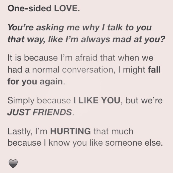 One Sided Love Come Back Post