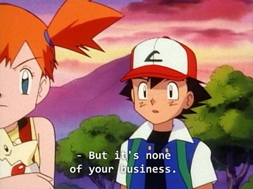 running-an-aaron:Ash, telling it like it is.