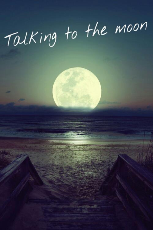 talking to the moon on Tumblr