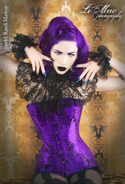 purple corset on Tumblr