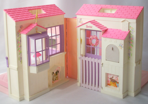 barbie folding house 90s