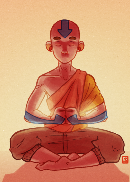 Aang Meditating Tumblr