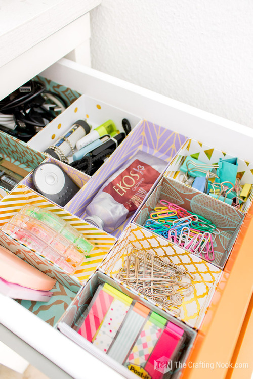 sew-much-to-do:DIY Drawer Dividers for Desk...