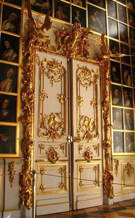 Interior Doors Peterhof Palace Saint Petersburg