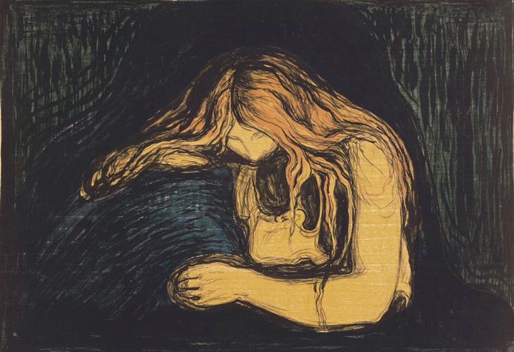 Forgive me -Love, Blue - Edvard Munch
