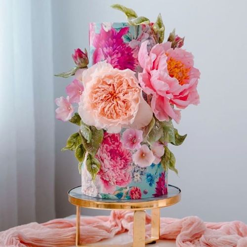Beautiful Peonies cakes by historiasdelciervo