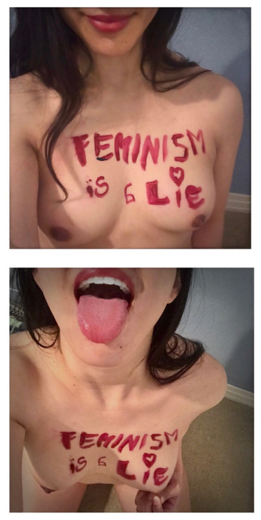 daddys-cockmonster:Feminitity over feminismI