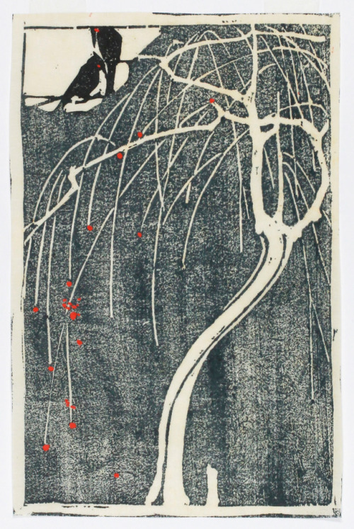 huariqueje:Autumn    -   Jarke HedwigGerman,1882-1949Woodcut