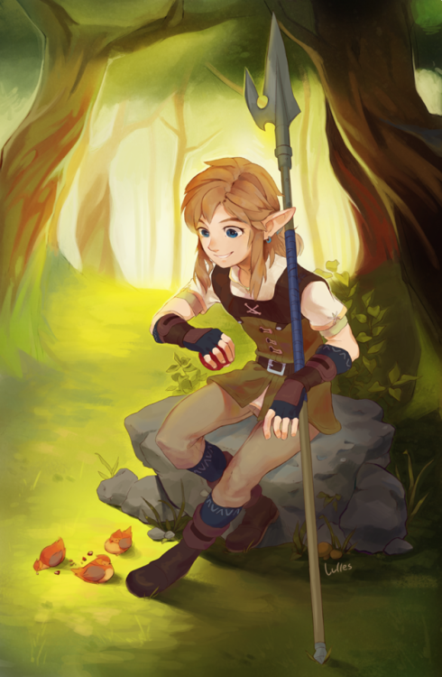 lulles:The piece I did last year for the @fashionofzelda zine!...