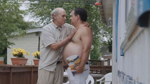 bearmythology:Mr. Lahey feeling up Randy from chest to belly… I...