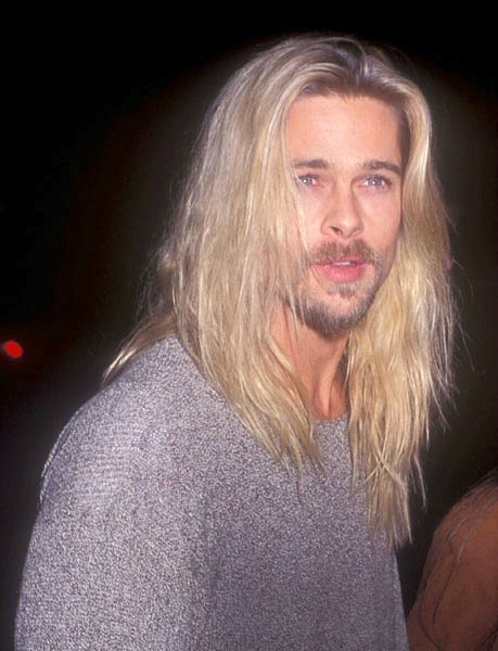 Throwback: Brad Pitt 1994 Legends of the fall era (Bleached long hair) |  Lipstick Alley