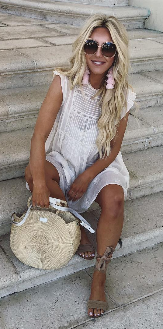 50+ Cozy Outfit Ideas You Need - #Stylish, #Girls, #Photo, #Best, #Streetwear The cutest little babydoll dress with pockets (Size down in this dress) Shop my look here or by following me on the  App OR a swipe up option in my insta stories .... 