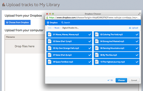 how to track downloads on dropbox