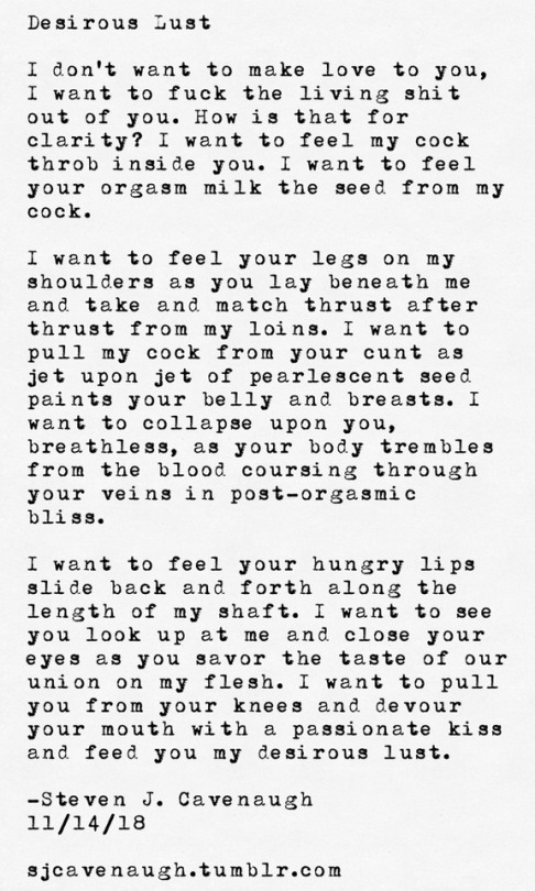 I will taste your flesh. on Tumblr