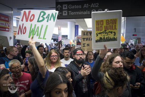 Mobilization at San Francisco International Airport to protest...