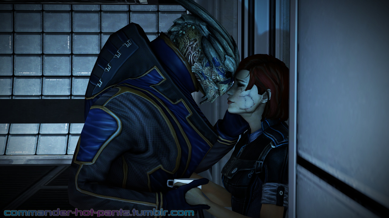 Garrus Vakarian And Female Shepard Mass Effect 2 Mass Effect Garrus Mass Effect Art Mass Effect 1997