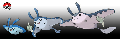 #458.5 - Mantyke are friendly Pokemon who swim close to the...