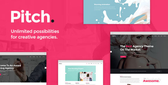 Pitch v3.2 – A Theme for Freelancers and Agencies Nulled