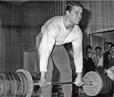 Image result for young arnold schwarzenegger powerlifting