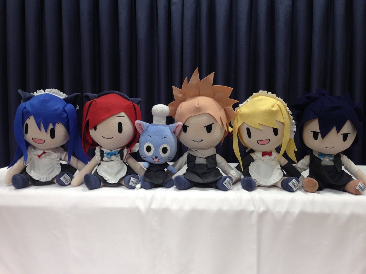 fairy tail squad plushies