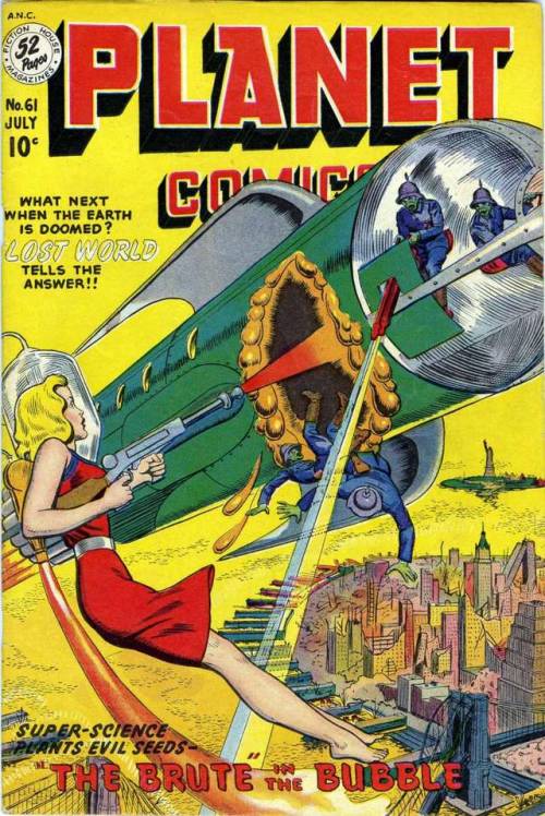 inky-curves:Planet Comics #61 (July 1949) Cover artist...