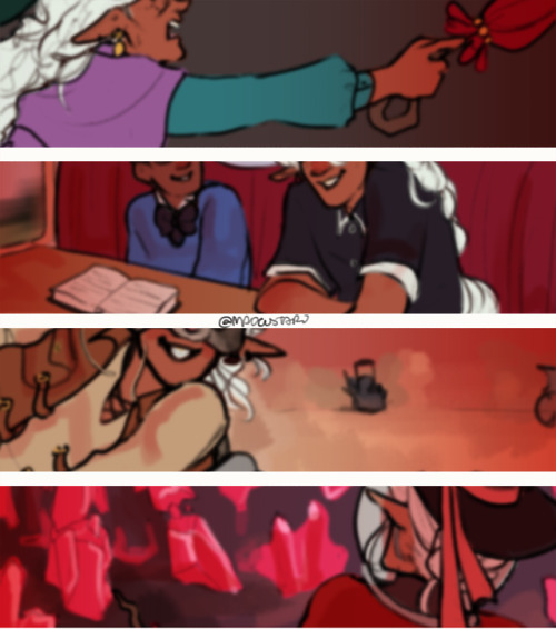 madcustard:rough comic based on this beautiful post