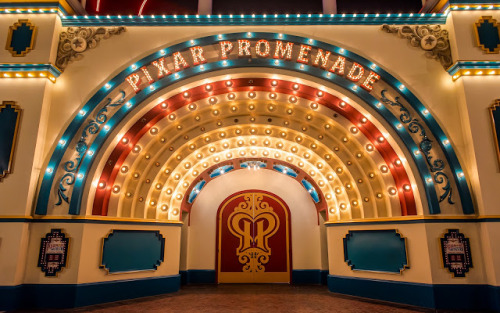 disneylandguru:Pixar Promenade backdrop for the Pixarmonic...