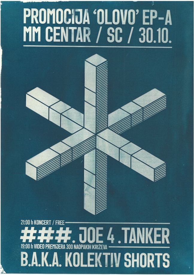 ###/Tanket/Joe4 /Olovo EP promotion / CYANOTYPE