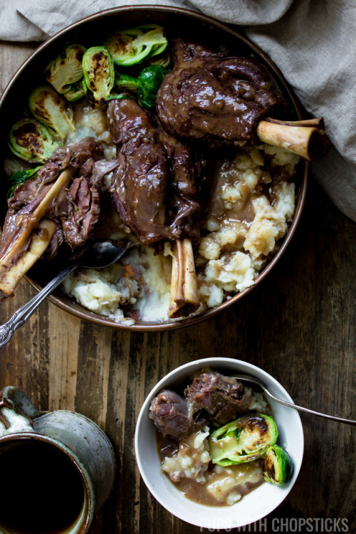 foodffs:Miso Red Wine Braised Lamb Shank RecipeFollow for...