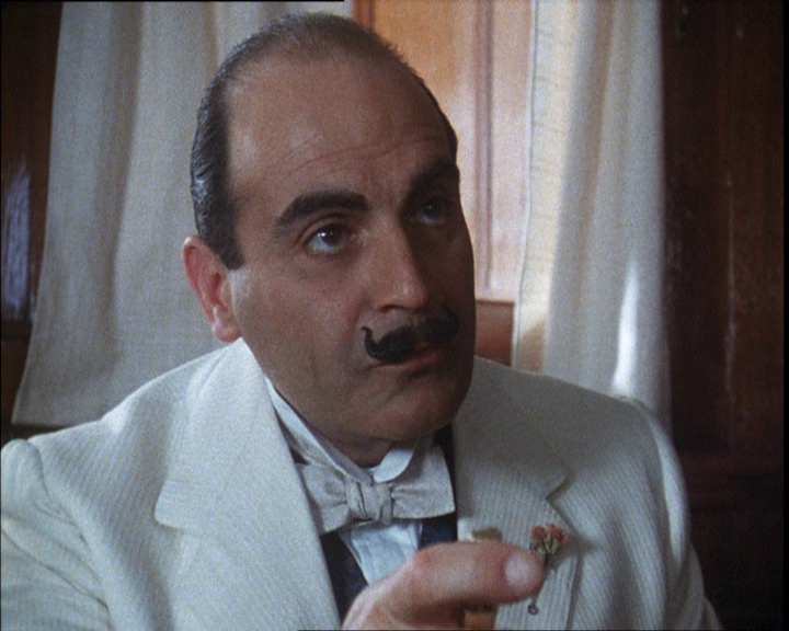 Strange Poirot humour is not successful...