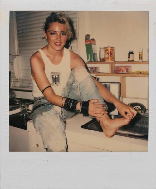 twixnmix:Madonna Polaroids by Richard Corman, 1983.In June...