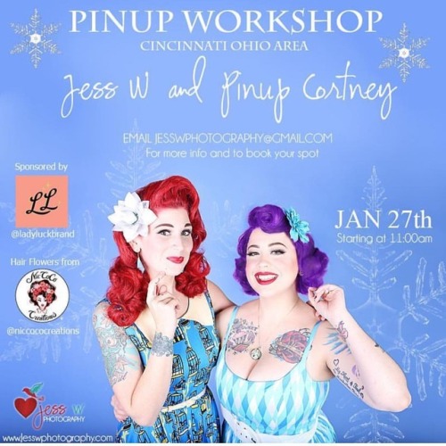 Only 1 more Month !!! Have you got your spot yet? Pinup Workshop...