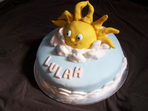 Sunshine cake. The cake is a vanilla sponge filled with...