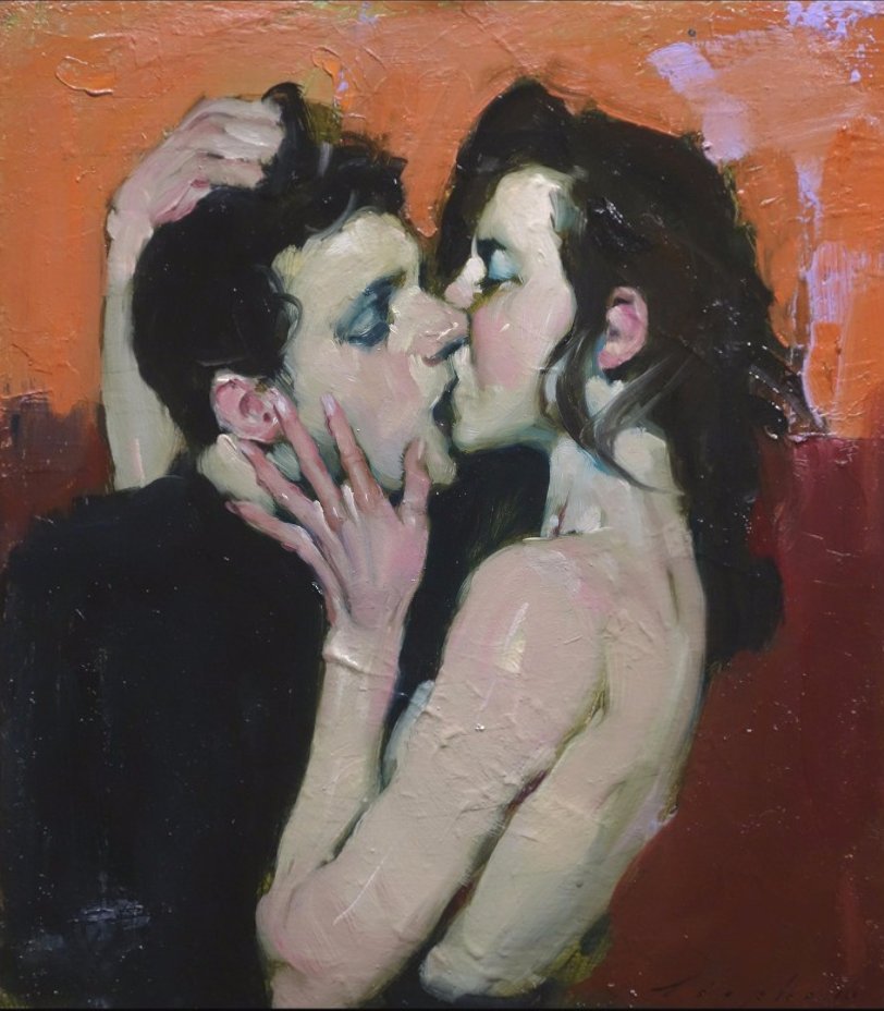 Porn Art 2016 - Art Porn â€” The Kiss, Malcolm T. Liepke, 2016 [812 Ã— 928]