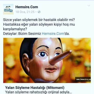 Yalan söyleme (Mitomani) hastalığı nedir Yalan söyleme (Mitomani) hastalığı nedir